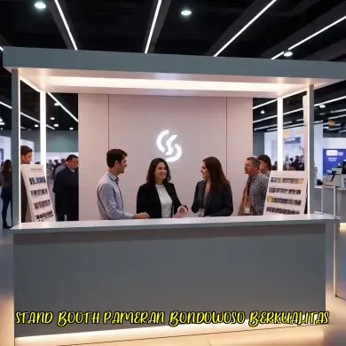 stand booth pameran bondowoso berkualitas